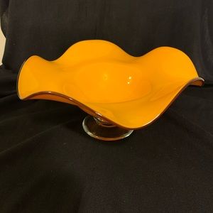 Hand Blown Glass Bowl